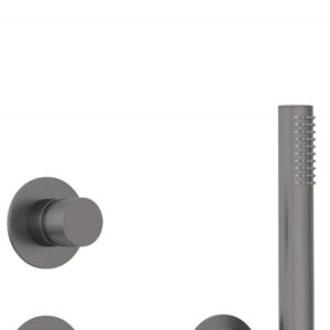 Concealed shower set with hand shower