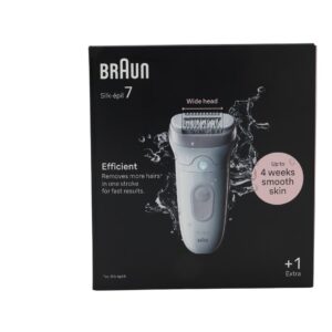 Braun 7-011 Silk-?pil 7 Wet&Dry-Epilierer, wei?/silber - Image 1
