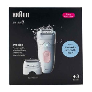 Braun Silk-épil 5 5-030 28 pincetai Rožinė, Balta - Image 3