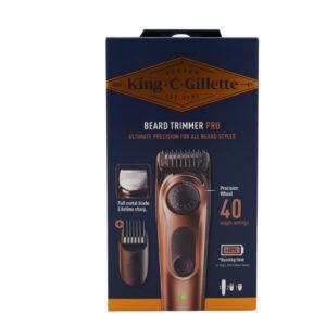 Gillette King C. Beard Trimmer Pro elektrischer Barttrimmer - Image 1