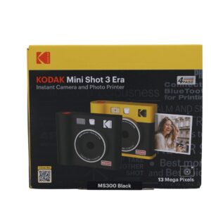 KODAK MINI SHOT 3 ERA Black MS300B Sofortbildkamera