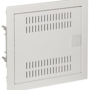 MSF RP PLASTIC MULTIMEDIA SWITCHGEAR PT 14M WITH IP30 PLATE 329X358X94 METAL DOOR WHITE