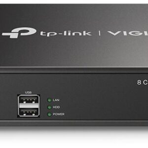 TP-Link VIGI NVR1008H tinklinis vaizdo įrašymo įrenginys (NVR) 1U Juoda - Image 1