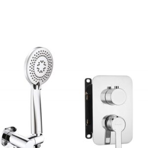 Concealed shower set with mixer BOX