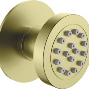 Concealed round shower nozzle