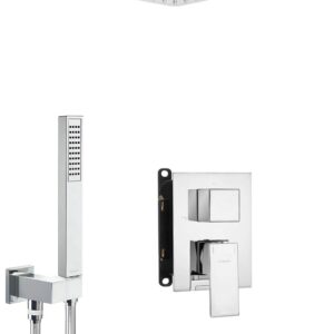 Concealed shower set with mixing BOX