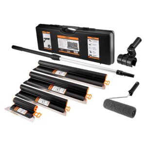 Neo Tools Rinkinys Tinkavimo glaistyklės, teleskopinė rankena, adapteris, tinkavimo volelis, supakuotas dėžėje