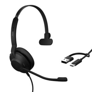 Jabra Evolve2 30 SE USB C/A UC Mono Laisvų rankų įranga Vielinis Rankinis Biuras / skambučių centras USB Type-C / USB Type-A Juoda - Image 2