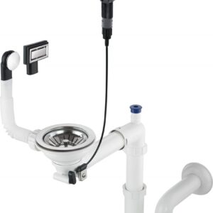 Siphon for 1-bowl granite sink - Space-Saver