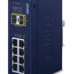PLANET IGS-1020TF tinklo komutatorius Ne-valdomas Gigabit Ethernet (10/100/1000) Mėlyna - Image 2
