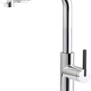 Kitchen faucet with pull-out spout