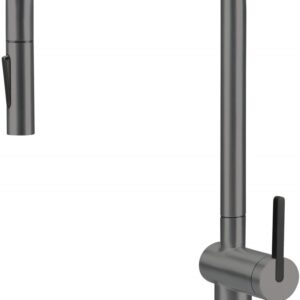 Kitchen faucet with pull-out spout