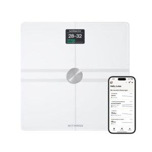 Withings Body Comp Kvadratas Balta Elektroninės vonios svarstyklės - Image 3