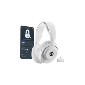 Steelseries Arctis 61674 Ausinės be mikrofono ir ausinės su mikrofonu Vielinis ir Bevielis Su lankeliu Žaidimams Balta - Image 2