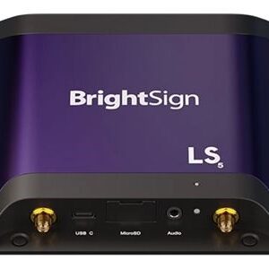 BrightSign LS445 skaitmeninis grotuvas Juoda, Violetinė 4K Ultra HD „Wi-Fi“ - Image 2
