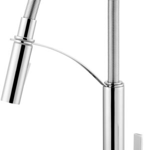 Kitchen faucet with pull-out spout