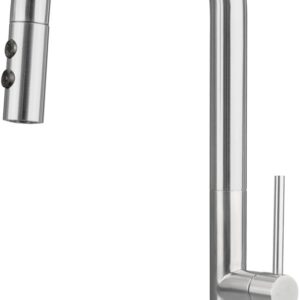 Kitchen faucet with pull-out spout - 2 types of spray