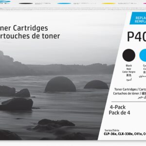 Samsung CLT-P406C 4-pack Cyan/Magenta/Yellow/Black Original Toner Cartridge - Image 2