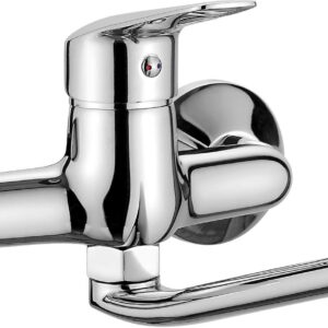 Wall-mounted kitchen faucet