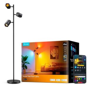 Govee Tree Floor Lamp Išmanusis grindų šviestuvas Wi-Fi/Bluetooth 72 W - Image 2