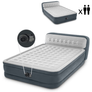 Double Air Mattress Bed 236x152 cm with Pump DELUXE INTEX 64448ND