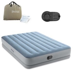 Large Double Air Mattress 203x152x36 cm with Built-in Electric Pump Bed INTEX 64159