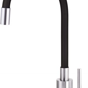 Kitchen faucet with flexible spout