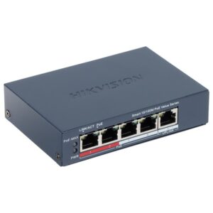 Hikvision Pro Series DS-3E1105P-EI/M Valdomas Fast Ethernet (10/100) Maitinimas per Eternetą (PoE) Pilka - Image 2