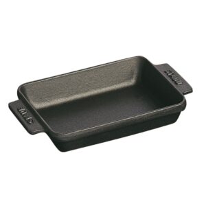 STAUB Rectangular Mini Baking Tray 250 ml, Black - Image 1