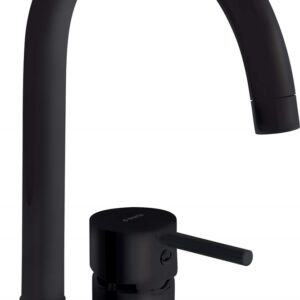 Kitchen faucet with foldable spout