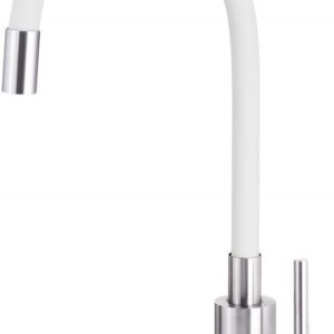 Kitchen faucet with flexible spout