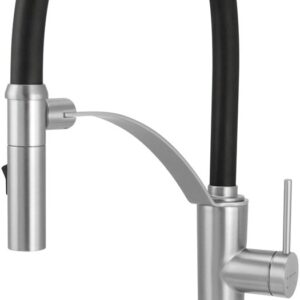 Kitchen faucet with flexible spout - 2 types of spray