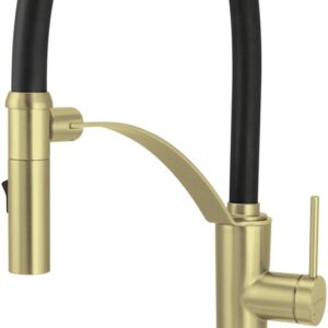 Kitchen faucet with flexible spout - 2 types of spray