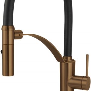 Kitchen faucet with flexible spout - 2 types of spray