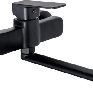 Wall-mounted kitchen faucet