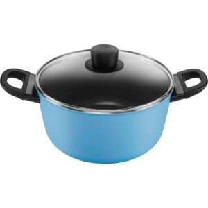 BALLARINI CAPRERA Garnek 2H z pokrywką 24 cm niebieski - Image 2