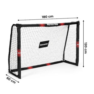 Futbolo vartai su tinklu 180x120x60 cm, MOVEPRO - Image 10