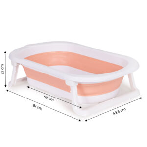 Baby Bathtub Travel Foldable with Drain ECOTOYS - Image 10