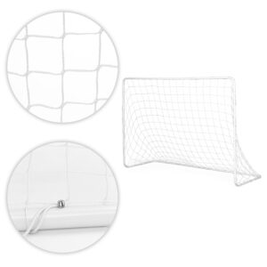 Du futbolo vartai su tinklu 180x122 cm, MOVEPRO - Image 10