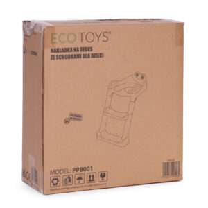 Vaikiška klozeto sėdynė su laipteliais ir kopėtėlėmis, mėlyna, ECOTOYS - Image 10