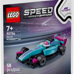 Konstruktorius LEGO® Speed Champions Mažas F1 ACADEMY™ 58vnt