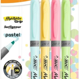 Teksto žymeklis Bic Pastel 964859, 4 vnt.