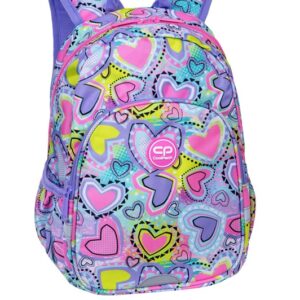 Mokyklinė kuprinė CoolPack Hearts F049832, rožinė