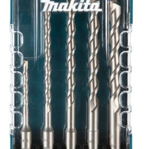 Betono grąžtų komplektas Makita, SDS-PLUS, 5 vnt.