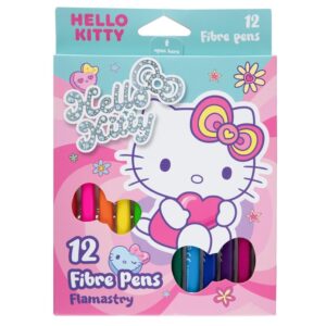 Flomasteriai, Hello Kitty vienpusiai, 12 vnt. - Image 1
