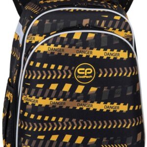 Mokyklinė kuprinė CoolPack, juoda/oranžinė, 40x29x14cm
