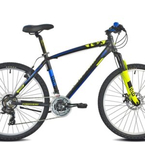 Dviratis kalnų Torpado, 26 ", 15" rėmas, juoda sp.