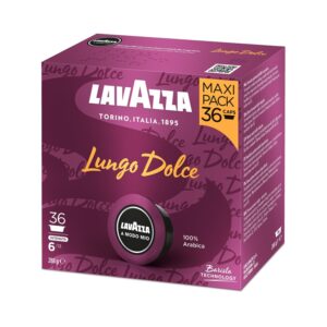 Kavos kapsulės Lavazza Lungo Dolce, MODO MIO 288g 36 vnt.