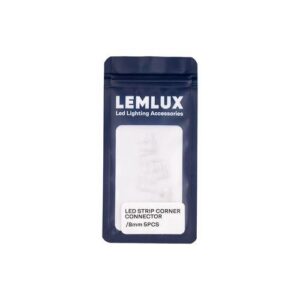 JUNGTIS KAMPINĖ LEMLUX LED JUOSTOS 8MM 5VNT - Image 2