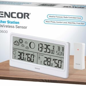 Meteorologinė stotelė su išoriniu jutikliu Sencor SWS 3600